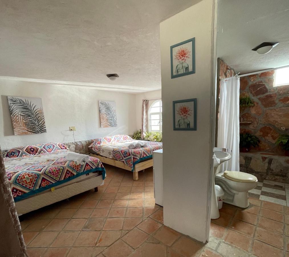 Jardin Quinta Las Fuentes Cabanas, Valsequillo. 푸에블라 외부 사진